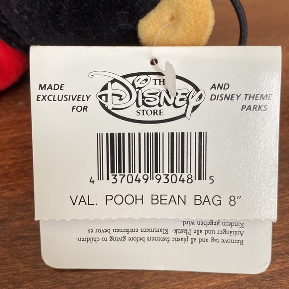 Disney Bee Pooh Bean Bag Plush 8” NWT - Picture 6 of 7